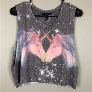 Unicorn Crop Top